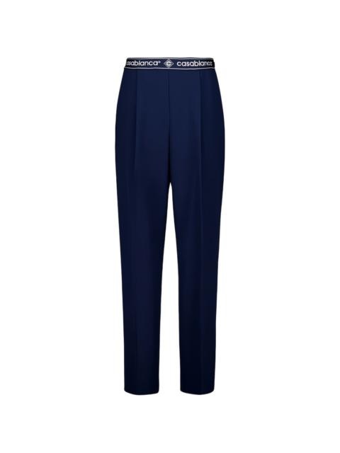 logo tailored trousers