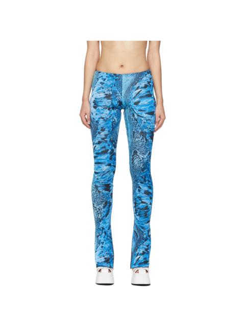 Blue Snake Leggings