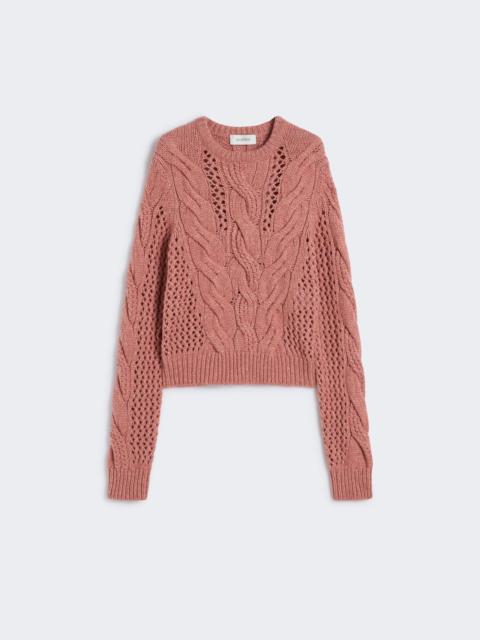 RADIO Cable-knit crew-neck sweater