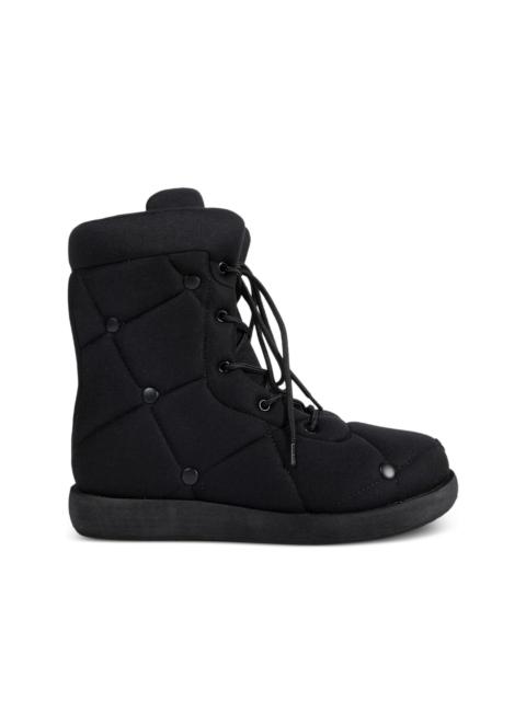 PE/Tricot quilted boots