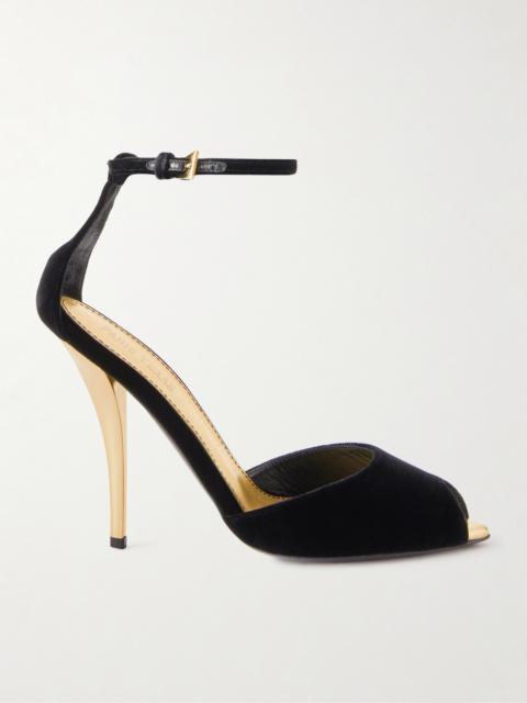 Jessica Velvet Sandals