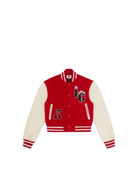 STRIPED APPLIQUÉD JACKET