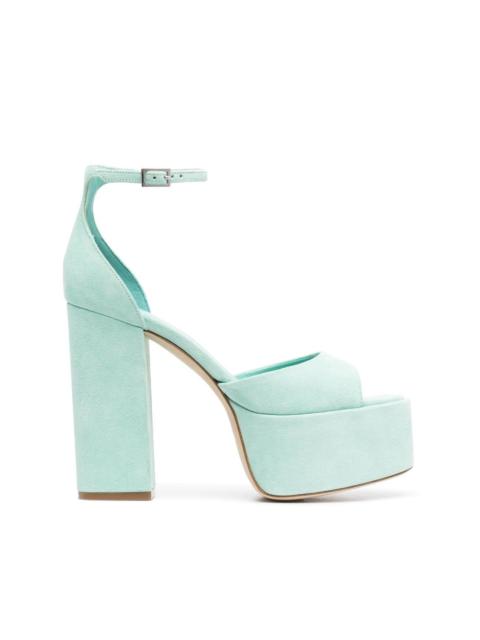 Tatiana 130mm suede platform sandals