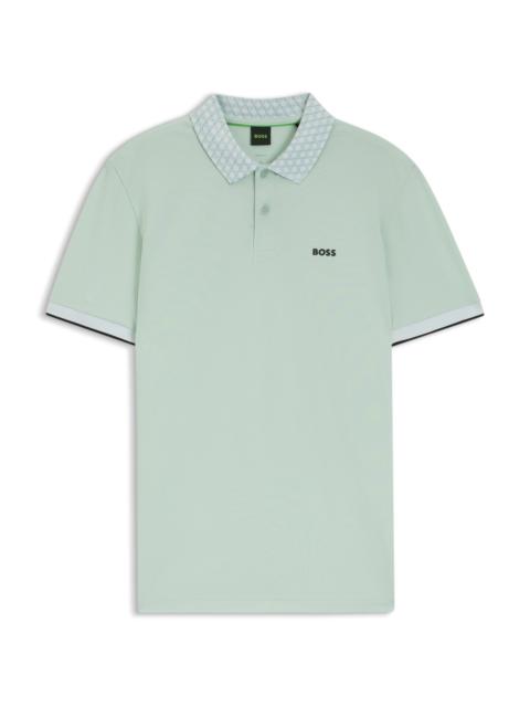 PADDY POLO SHIRT IN STRETCH-COTTON PIQUÉ