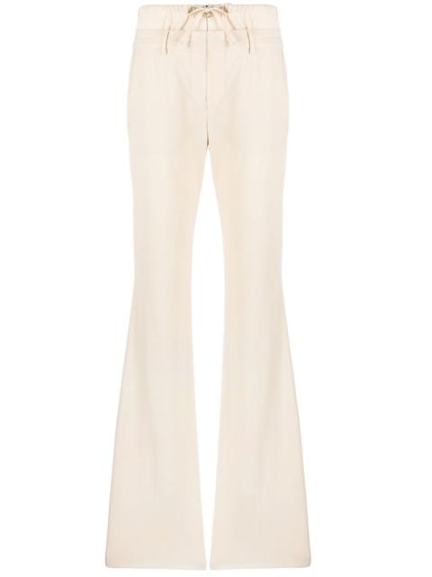Lungo high-waisted drawstring pants