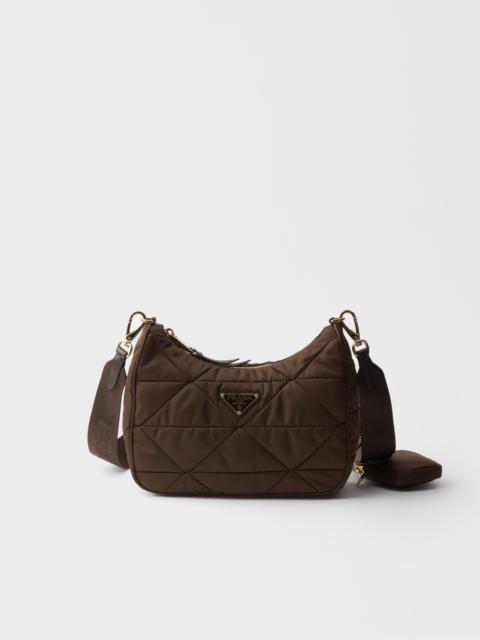 Padded Re-Nylon shoulder bag