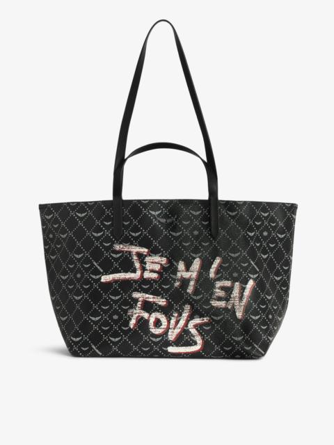Z Monogram XL Shopper Graffiti Tote Bag