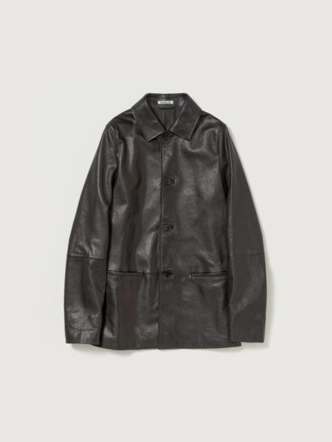 TEXTURED LAMB LEATHER BLOUSON