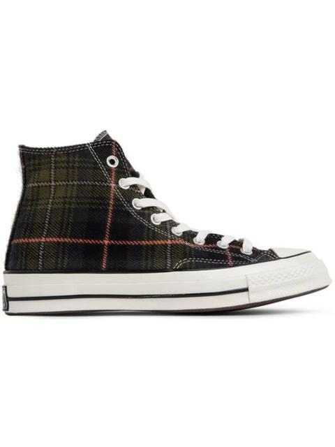 Converse Chuck Taylor All Star 70 Hi Plaid Pack Medium Olive