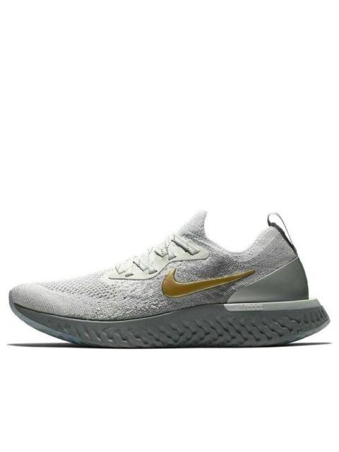 (WMNS) Nike Epic React Flyknit Premium 'Vast Grey Gold' AV3048-070