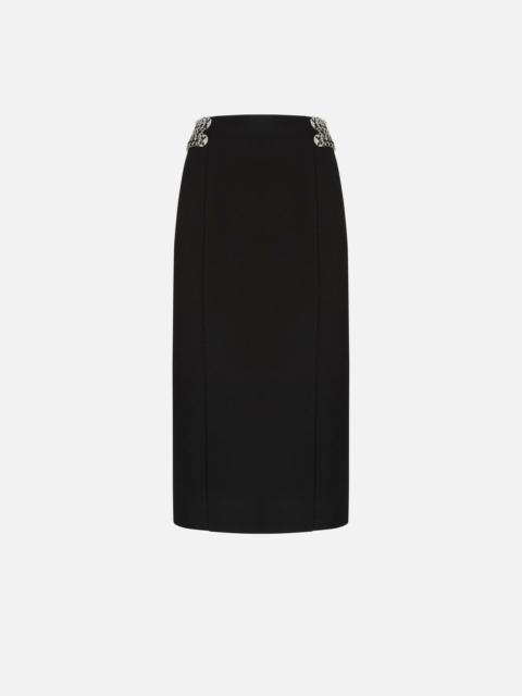CHAIN MIDI SKIRT