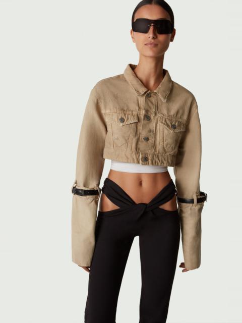 Cropped Hybrid Canvas Jacket