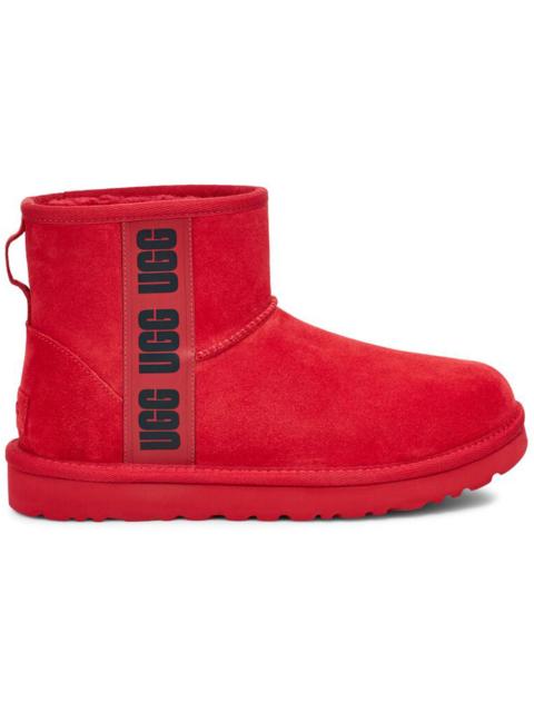 UGG Classic Mini Side Logo Boot Samba Red Black (Women's)