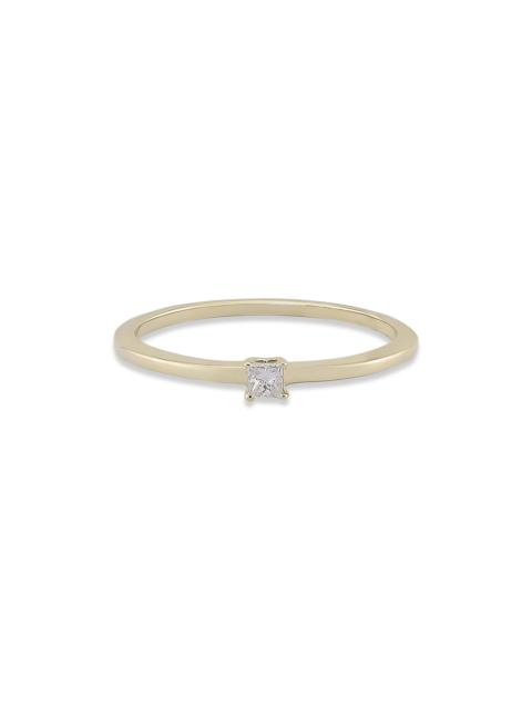 Fancy Shapes Princess Cut Single Ring