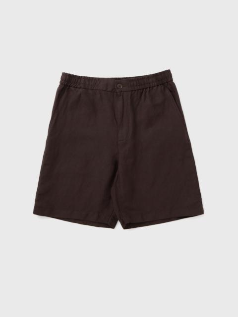 LINEN BLEND TWILL SHORTS