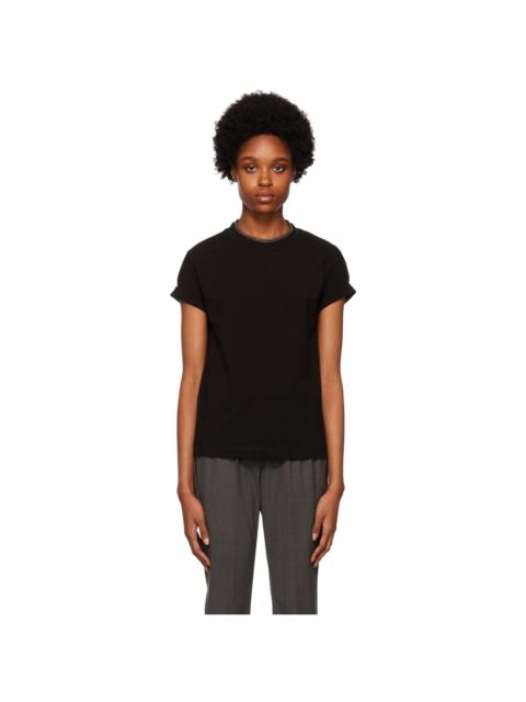 Black Monili Collar T-Shirt