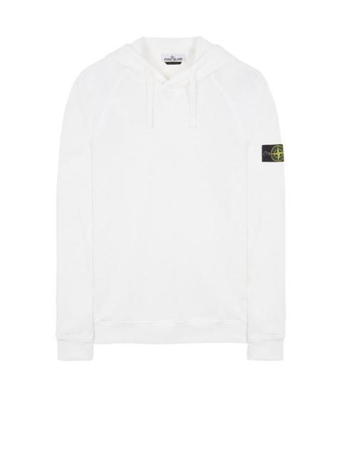 62160 MALFILE' FLEECE_ GARMENT DYED 'OLD' EFFECT WHITE