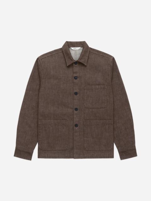 Shop Jacket - Brown Denim