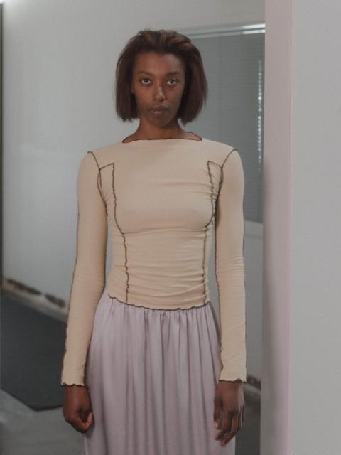 Omato Long Sleeve Tee - Fine Organic Cotton Rib