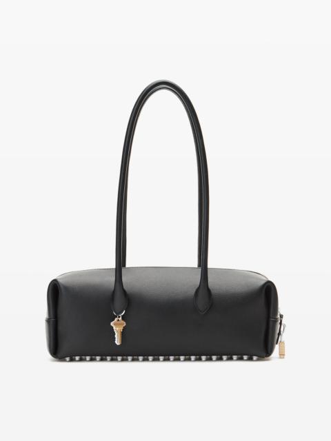 Black leather Roux Medium Shoulder Bag