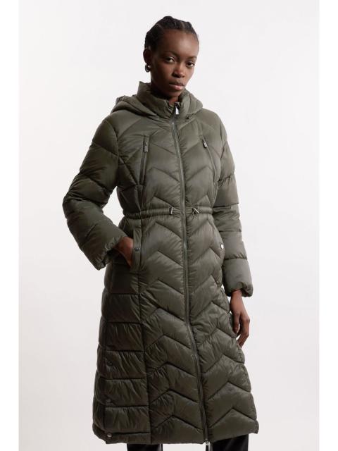 Lightweight Knee Length Packable Coat