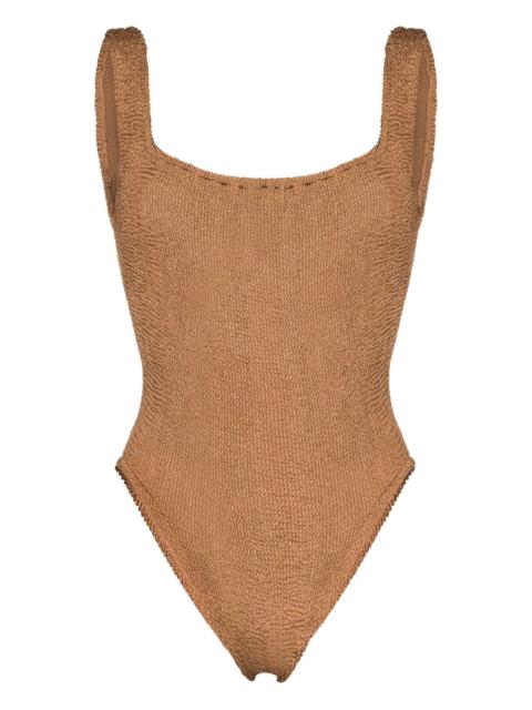 square-neck swimsuit