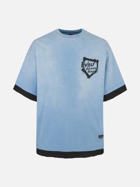 Washed 2-in-1 Oversized T-shirt