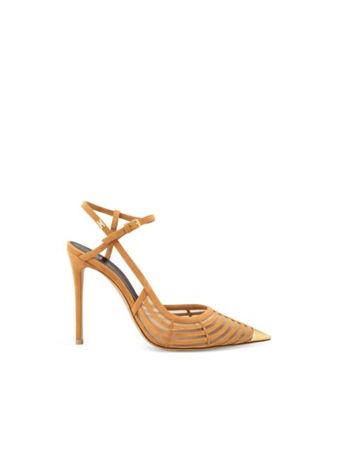 suede point-toe pumps