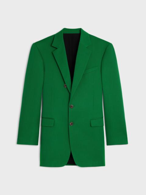 colonne jacket IN DIAGONAL WOOL