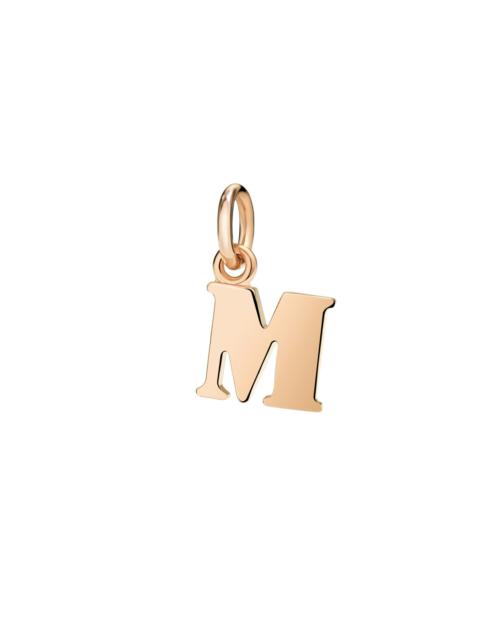 ROSE GOLD LETTER M CHARM