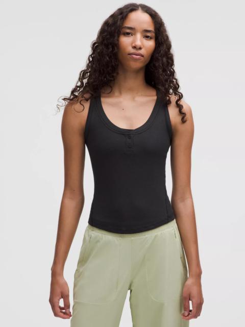 Hold Tight Henley Tank Top