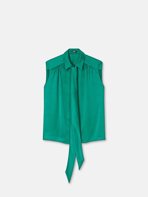 Satin Lavallière Shirt