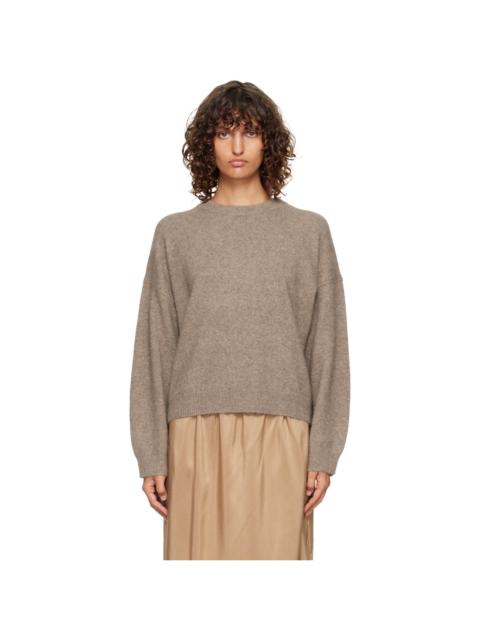 Taupe Tristan Yak Blend Sweater