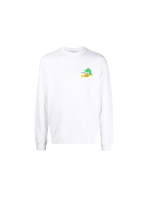 OFF-WHITE Brush Arrows Skate Crewneck White/Multi