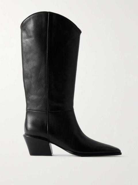 Bettina leather ankle boots Black
