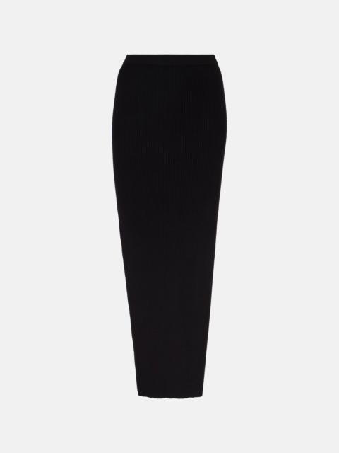 Sacriskirt ribbed-knit midi skirt