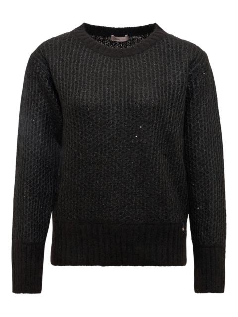 sequin-embellished sweater