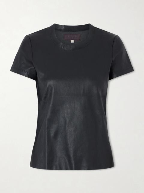 Leather T-shirt