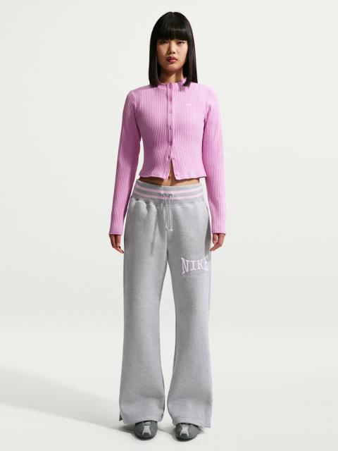 Nike Sportswear Phoenix Fleece Women's High-Waisted Wide-Leg Pants
