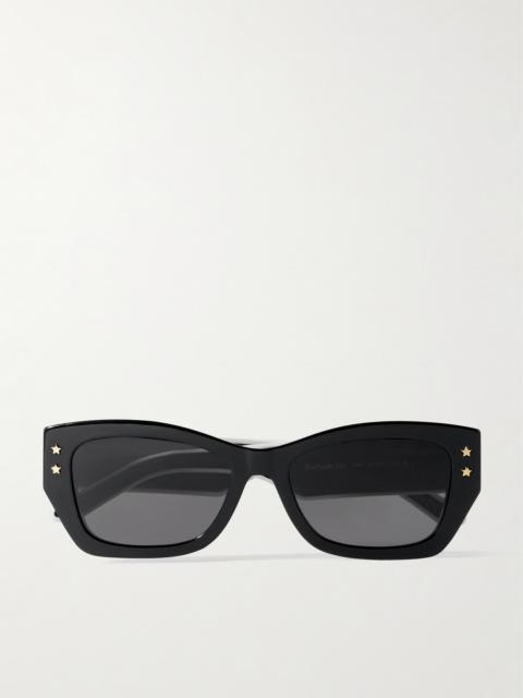 Diorpacific S2u Rectangular-frame Acetate Sunglasses