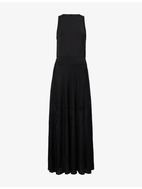 Valogano Sleeveless Stretch-Knit Maxi Dress