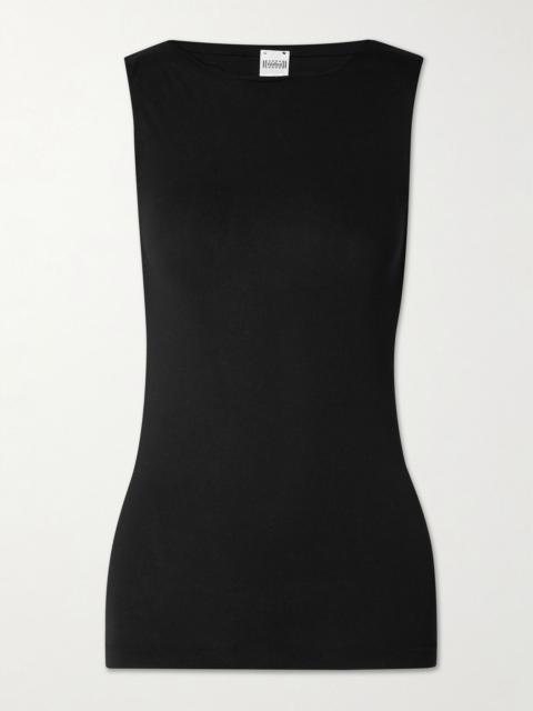 Aurora modal-blend jersey tank Black