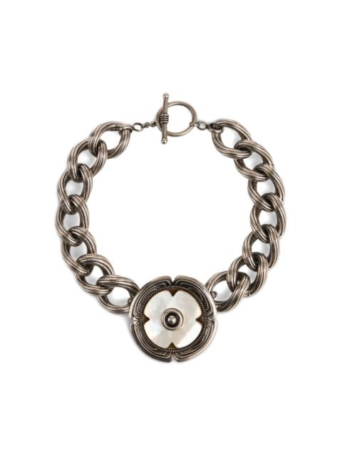 floral-motif necklace