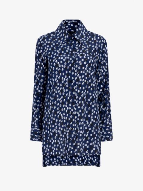 Emmeline Shirt in Printed Silk Viscose