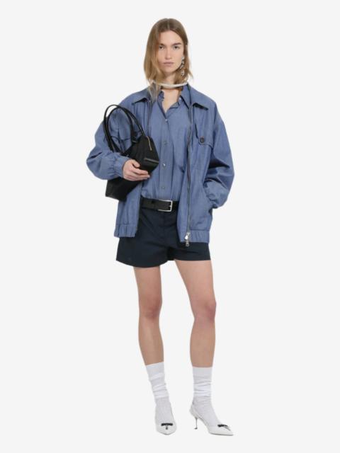 JACKET WITH ZIP AND DOUBLE POCKETS