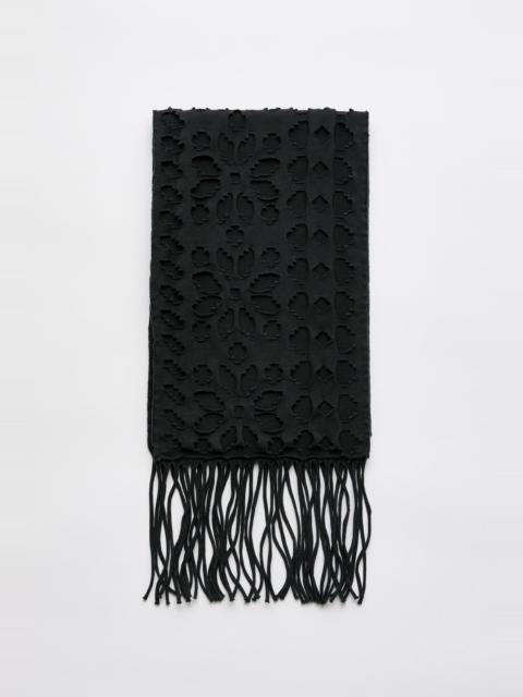 Tore Scarf Cut Fairisle Ink Band Jersey