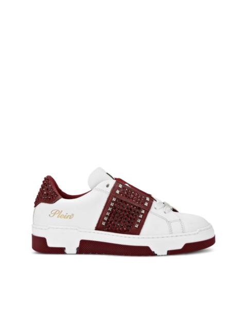 stud-embellished low-top sneakers