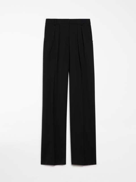 ASSUAN Wide-fit stretch wool trousers