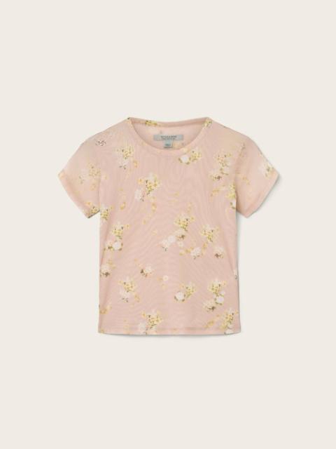 ELLIE MESH FLORAL T-SHIRT