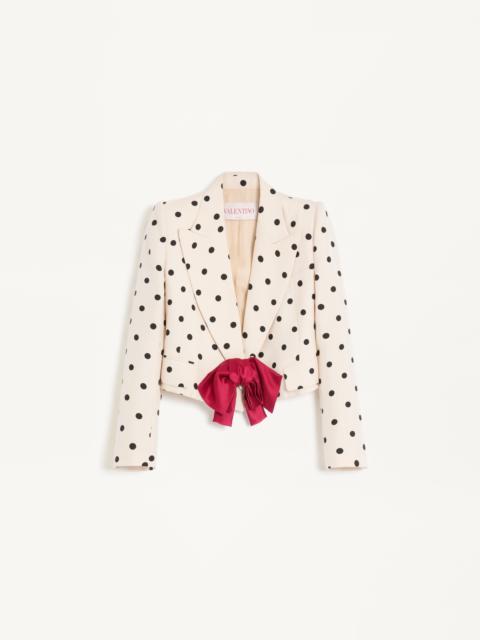 SHANTUNG JACKET WITH PLUSDEPOIS PRINT